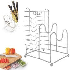 Soporte organizador de utensilios de cocina de 3 pulgadas para secado de platos para hornear