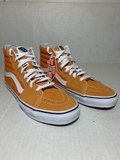 Nuevo con caja Vans Sk8-Hi Cheddar oscuro/Blanco verdadero VN0A38GEUKU para hombre talla 10
