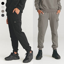 Pantalones de bobina de primavera para hombre Deportes Informales Moda Pantalones elásticos Calce ajustado Pantalones