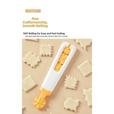 Ayuda para hornear cocina con funciones de enrollar y cortar 15,6 3,2 cm herramienta para masa