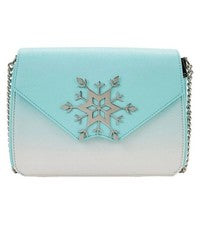 Bolso Bandolera Loungefly Disney Frozen Elsa Copo de Nieve Brillo Cartera Exclusivo Nuevo