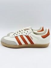 Adidas Mujer Samba OG Talla 7 Off White Naranja Goma |IH9057|