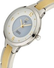 Reloj de mujer ETT Titan Solar Drive 3Bar legible fino reloj de pinza ELT-12046-11M gris