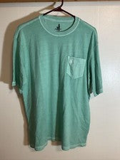 Camiseta Johnnie O Para Hombre M Verde Trébol Gráfico Nuevo Sin Etiquetas Diseñador Moda