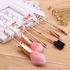 Juego de 7 brochas pequeñas para sombras de ojos mini maquillaje belleza herramientas accesorios pinceles