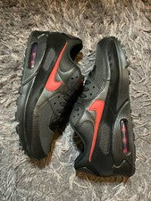 Nike Hombres Air Max 90 Zapatos para Correr Tenis Talla 9.5 Negro Rojo IM9616-001