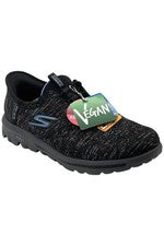 Skechers GOWalk Zapatillas de Viaje Lavables Tinte Espacial-El Cairo Negras Multi