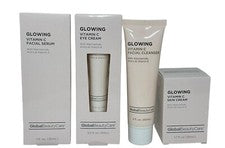 GlobalBeauty Care Limpiador Brillante Vitamina C Cuidado de la Piel, Suero, Crema para Piel y Ojos