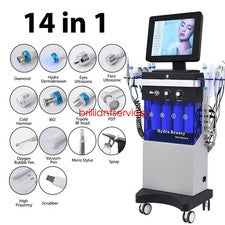 Máquina hidrafacial 14 en 1 multifunción microdermabrasión cuidado de la piel facial 220 V