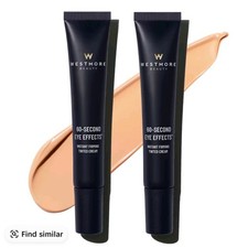 Westmore Beauty 60 segundos efectos de ojos PACK de 2 gel de tinte crema reafirmante medio claro