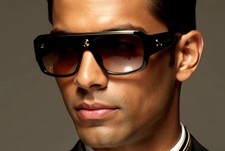 Gafas de sol cuadradas de gran tamaño con diseño de moda para hombre nuevo estilo tonos degradados hip hop