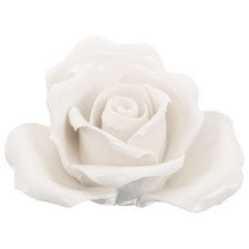Decoración de pared de cerámica rosa - Arte de pared de flores 3D de 2,36" para hogar y pasillo -