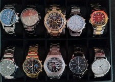 Set10 NUEVOS Relojes para Hombre Cierre OFERTA LIQUIDACIÓN EXCESO Lote de Relojes para Hombres IPHONE 6
