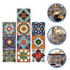 20 piezas calcomanías autoadhesivas de azulejos decorativas para el hogar estilo Marruecos