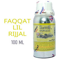 Faqqat Lil Rijjal de Surrati aceite de perfume concentrado | 100 ml | aceite Attar