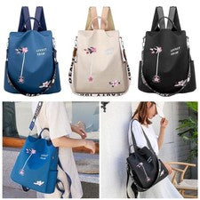 Kleiner Rucksack für Damen, Schultertasche Aus Oxford Stoff Wandelbare