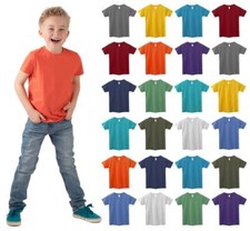 Paquete de 12 camisetas de algodón para niños BILLIONHATS A GRANEL, al por mayor camisetas unisex para niños