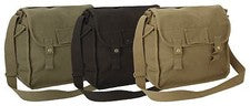 Bolso de Lona Vintage Ejército Militar Estilo Haversack Herramienta de Trabajo Correas Saco de Hombro