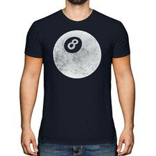 CAMISETA PISCINA 8 BOLAS ESTAMPADO DESGASTADO PARA HOMBRE ESTILO VINTAGE TOP TACO MESA REGALO