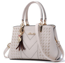 Conjunto de bolso de cuero para mujer Bolso de hombro Bandolera Cartera Mensajero Bolso Cartera