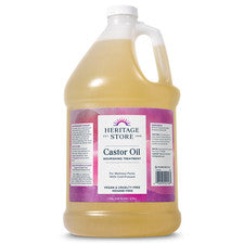 Tratamiento capilar nutritivo con aceite de ricino HERITAGE STORE, 1 galón