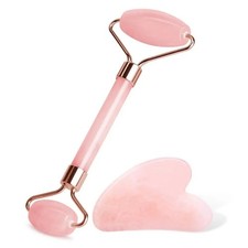 Rodillo facial y masajeador de cuidado de la piel de resina Gua Sha para rostro cuello ojos
