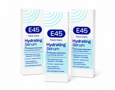 Suero facial hidratante E45 30 ml piel sensible seca sin perfume paquete de 3