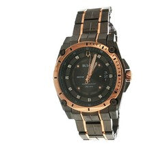 Reloj Bulova Precisionist Champlain UHF Gris ION y Chapado en Oro Rosa 98D149