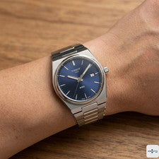 New Tissot PRX T137.210.11.041.00 Women’s Quartz Watch Blue Dial Stainless Steel