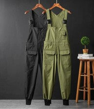 Moda Para hombres Pantalones ajustados Pantalones con tirantes Mono Pantalones ajustados Nuevos