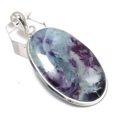 Colgante de joyería de plata de ley 925 hecho a mano con piedras preciosas de camererita 2,56" C995