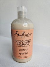 Champú Shea Moisture Curl & Shine cabello grueso rizado coco e hibisco, 13 oz