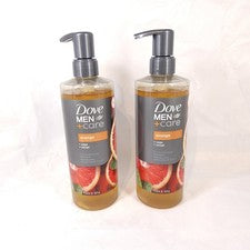 Dove Men+Care Naranja + Salvia Champú 2 en 1 Lote de 2 Botellas Bomba 17.5 OZ