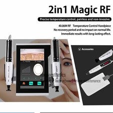 Máquina de levantamiento de arrugas con 2 asas R-F ojos cara cuerpo anti envejecimiento facial cuidado de la piel spa