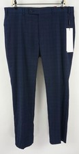 Nuevo Calvin Klein Performance Para hombres 38 x 29 Slim Azul Negro Pantalones Elásticos a Cuadros
