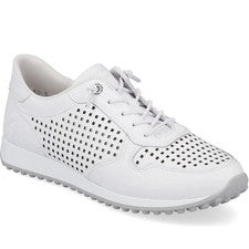 Zapatillas Mujer Remonte Cuero Blanco Casual D3103-81