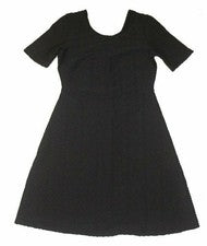 VESTIDO SEÑORA MANGA CORTA NEGRO EDITED 0206002 ELÁSTICO T. 38 NUEVO