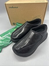Zapatos de vestir OrthoComfoot de cuero extra anchos para diabéticos ortopédicos para hombre talla 8
