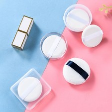 Soporte de esponja de maquillaje de 8 piezas contenedor de polvo cojín soplo belleza