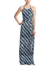 Maxi Vestido DV Dolce Vita Para Mujer Talla S Azul Anochecer Boho Festival Caprichoso - Nuevo con Etiquetas