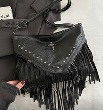 Bolso bandolera estilo bohemio para mujer