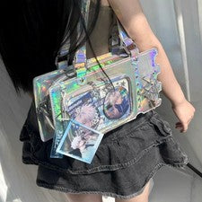 Estilo Japonés Mujeres Lolita Anime Itabag Bolso de Mano Diario JK Bolso de Hombro
