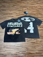 14 Hellstar Camiseta Hombre Negro Algodón NUEVO S-M-L-XL Diseño