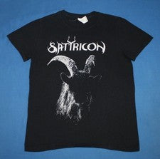 Camisa Satyricon Banda de Metal Negro, Hombre Mujer Estilo Clásico