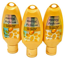 Suero para el cabello Pantene perfecto en aireado suave lechoso elegante tratamiento sin dejar entrar 40 ml x3