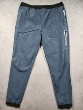 Pantalones de chándal Athlux para hombre grandes (36-38) azules elásticos rectos rendimiento activo nuevos con etiquetas