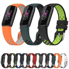 Correa de reloj deportiva de silicona suave transpirable para Fitbit Luxe