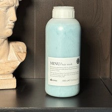 Mascarilla iluminadora reponedora Davines MINU para cabello teñido 1000 ml 33,8 oz