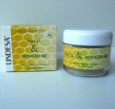 Lindesa Crema Leche Miel Mascarilla Leche Cuidado Facial 50ml con Jalea Real