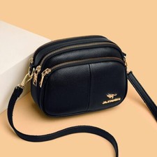 Bolso Pequeño De Cuero Para Mujer Bandolera De Moda Casual Elegante Cartera Lujo